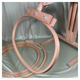 Wood Embroidery Quilting Frame Stand w/ Hoops