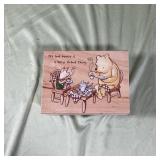 Winnie the Pooh Piglet Wood Rubber Stamp Disney