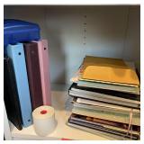 Sewing Reference Books Binders and Supplies Shelf