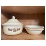 Pfaltzgraff Village Stoneware Casserole & Bowls