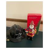 Firefighter Helmet & Possible Dreams Santa