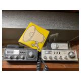 Vintage CB Radio Lot Midland Cobra 138 & Speaker