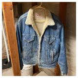 Vintage Levi's Sherpa Lined Denim Trucker Jacket