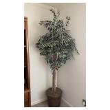 Artificial Ficus Tree in Woven Basket Planter