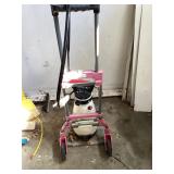 Portable Weed Sprayer on Rolling Push Dolly Cart