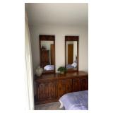 Broyhill Triple Dresser with Dual Mirrors