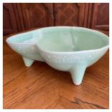 MCM Footed Amoeba Planter Celadon Glaze CS 347 USA