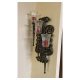 Syroco Homco Wall Sconce Candle Holder Gothic