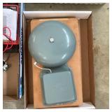 Industrial Electric Wall Bell Alarm Gray Metal