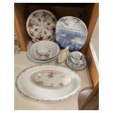 Mixed Vintage China Lot Floral Transferware