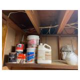 Paint, Caulk, Adhesive & Muriatic Acid Mixed Lot