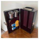 MCM Portable Travel Cocktail Bar Set Briefcase Kit