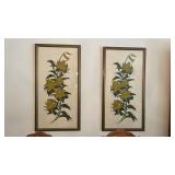 Alfred Shaheen MCM Floral Botanical Framed Print