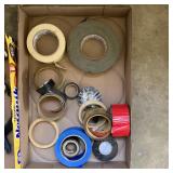 Lot of Assorted Tape Rolls Various Colors Types