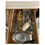 Kitchen Utensil Lot: Whisks, Grater, Scoop & More