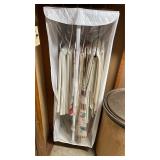 Vintage Tablecloths & Clear Zip Garment Storage