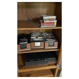 VHS Tape Storage Organizer Cases with Tapes
