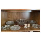 Pressed Glass Collection Bowls Plates Dishes