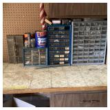 Hardware Organizer Cabinets with Mixed Contents