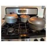 Vintage Cast Aluminum Cookware Set with Lids