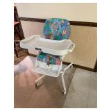 Century Vintage Baby High Chair Jungle Animal