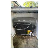 Brinkmann Professional Black Steel BBQ Gas Grill