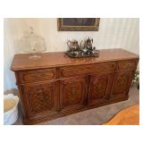 French Provincial Style Solid Wood Buffet