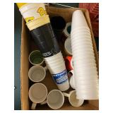 Mixed Lot Plastic & Ceramic Mugs Cups Admiral