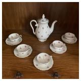 Oscar Schaller Winterling Rosebud Porcelain Tea