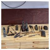 Antique Woodworking Hand Planes Chisels