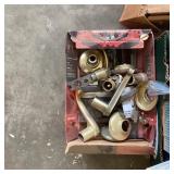 Brass Door Lever Handle Hardware Set Lot