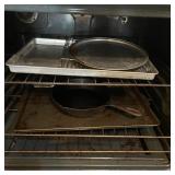 Cast Iron Skillet No. 6 with Baking Pans Lot