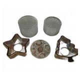 Vintage Christmas Candle Holders