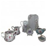 Royal Crown China & Haviland Limoges Tea Set