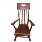 Slat-Back Wood Rocking Chair