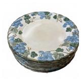 Metlox Poppytrail Sculptured Grape Dinner Plates