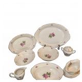 Syracuse China Victoria Rose Federal Shape