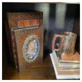 Decorative Book-Shaped Hidden Space & Brass