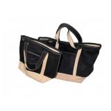 Landsï¿½ End Canvas Tote Bags, Black & Tan
