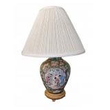 Chinese Famille Rose Style Table Lamp