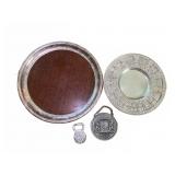 German Pewter Plates & Bavarian Medallions