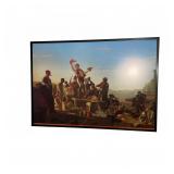 George Caleb Bingham Poster, The Jolly Flatbostmen