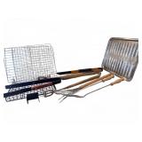 Grill Tools & Metal Broiler Pan