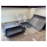 Metal, Glass & Plastic Bakeware Set