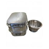 Wear-Ever Aluminum Roaster & Colander Set