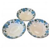 Metlox Poppytrail Sculptured Grape Bowls