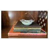Gold Imari Hand Painted Porcelain Basket