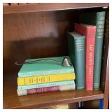 Sheffield Silverplate Candle Snuffer & Books