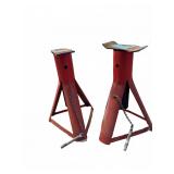 Red Metal Jack Stands