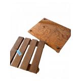 Wood Planter Platform Dollies with Swivel Casters